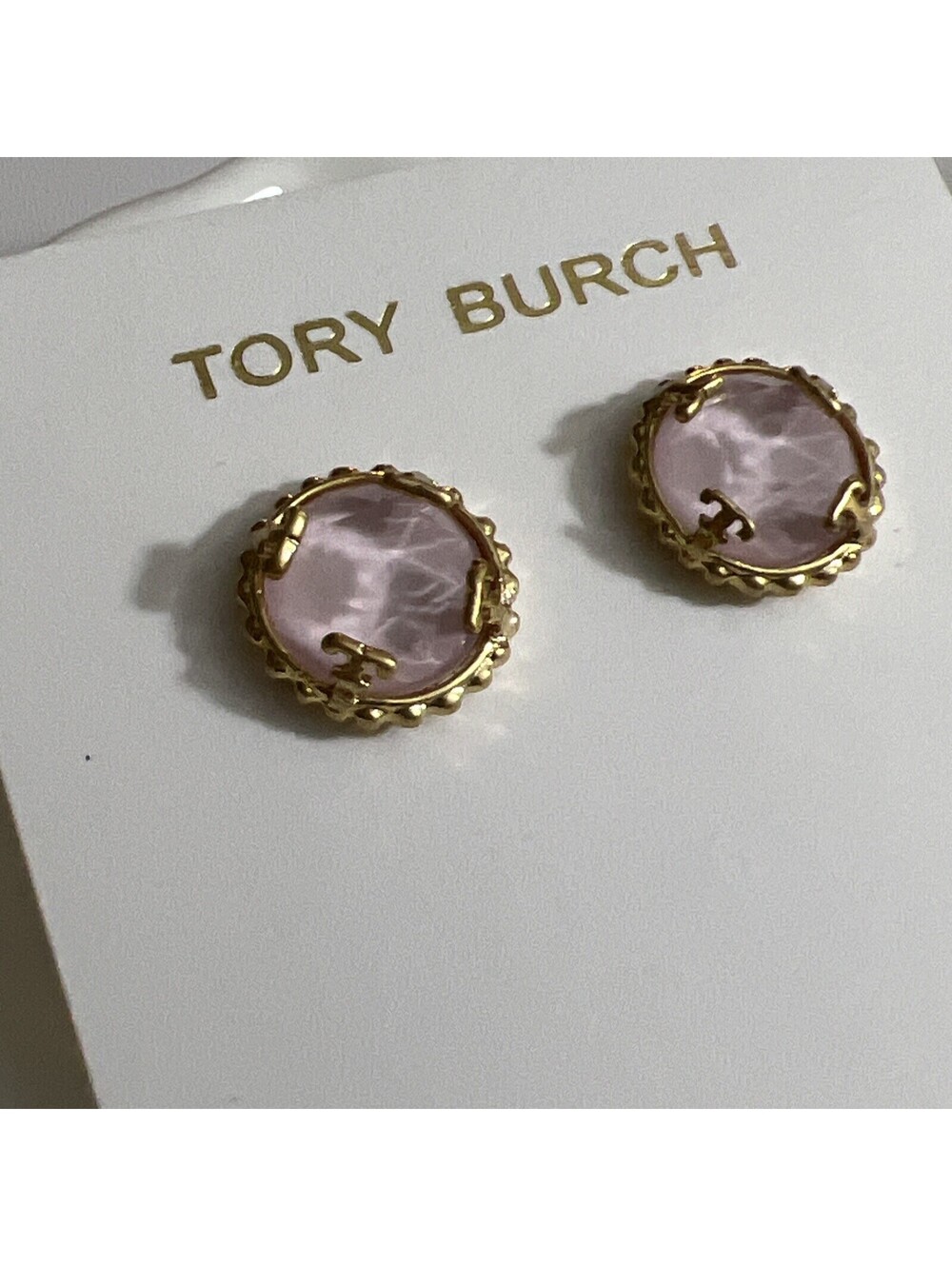 Tory Burch T Logo Crystal Stud earrings